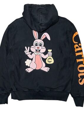 Carrots Freddie Gibbs Champion Hoodie Sweater Mens Large Bunny Rabbit Hip Hop